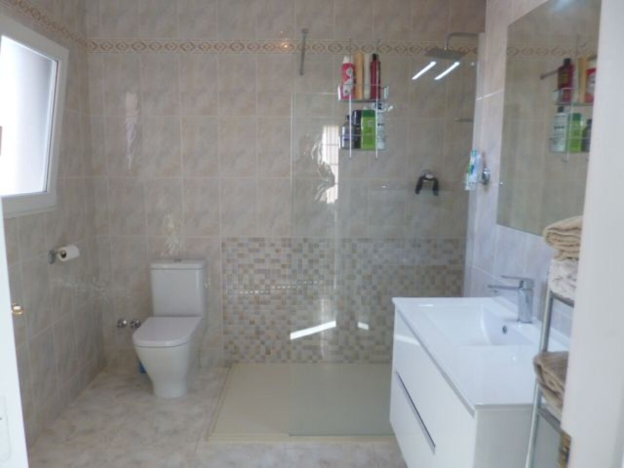 Pool area in villa for sale in Playa Flamenca
