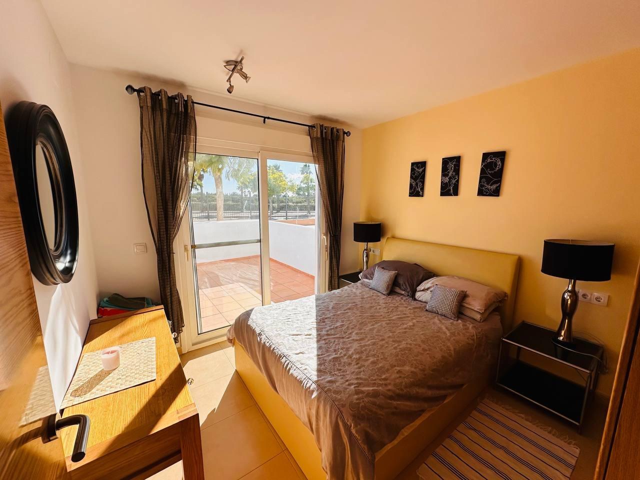 Master bedroom in apartment for sale in Alhama De Murcia