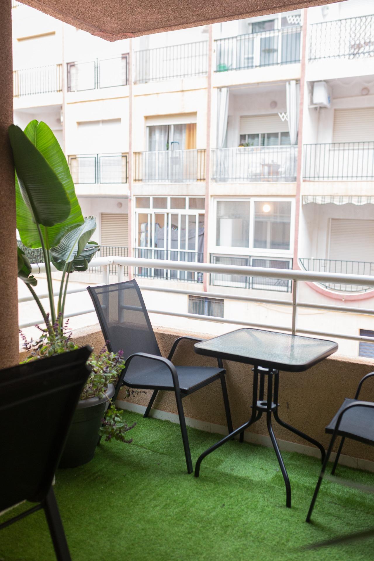 Pool area in apartment for sale in Torrevieja