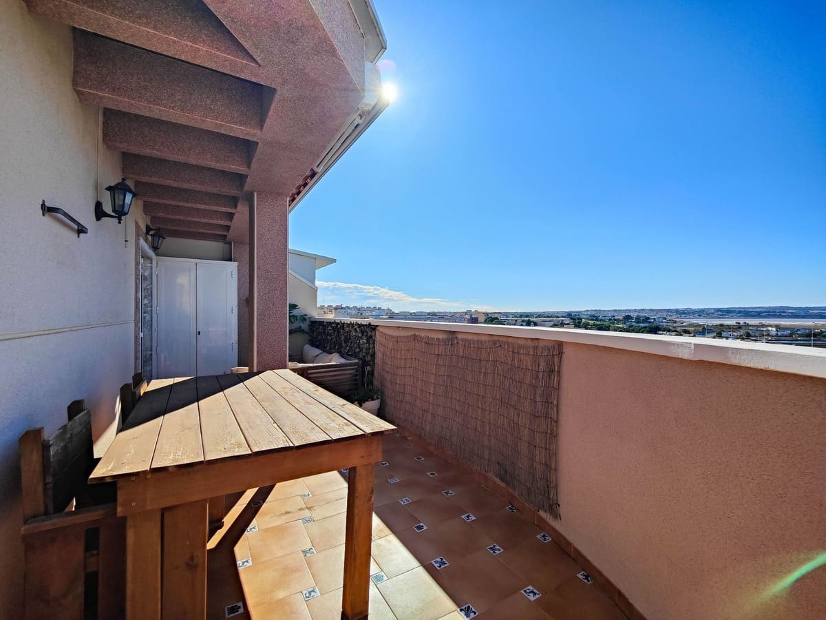 Terrace in penthouse for sale in Torrevieja