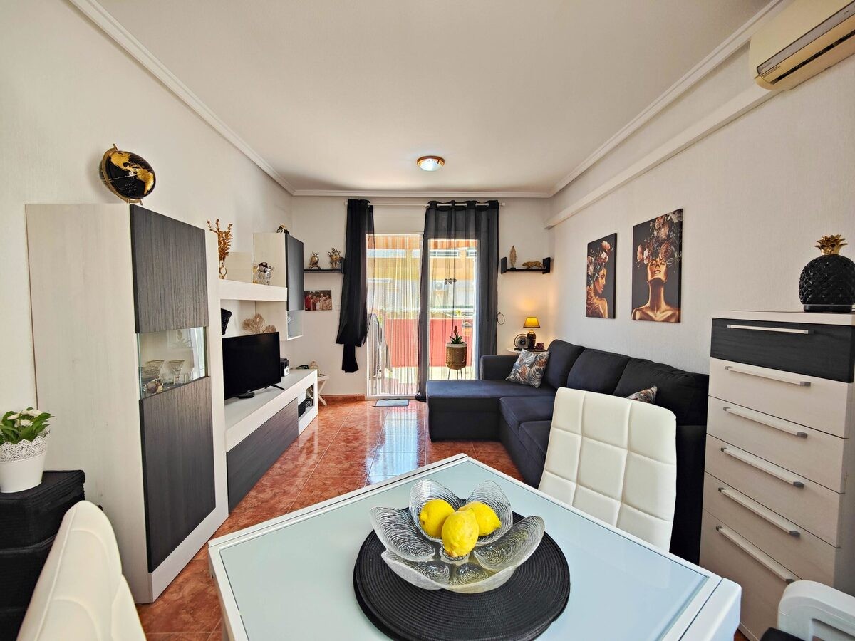 Pool area in penthouse for sale in Torrevieja