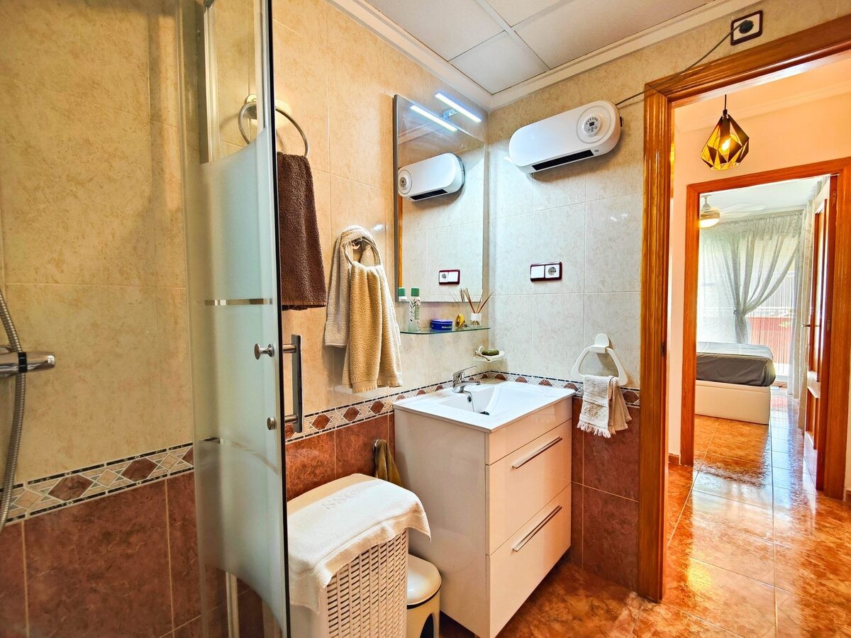 Pool area in penthouse for sale in Torrevieja