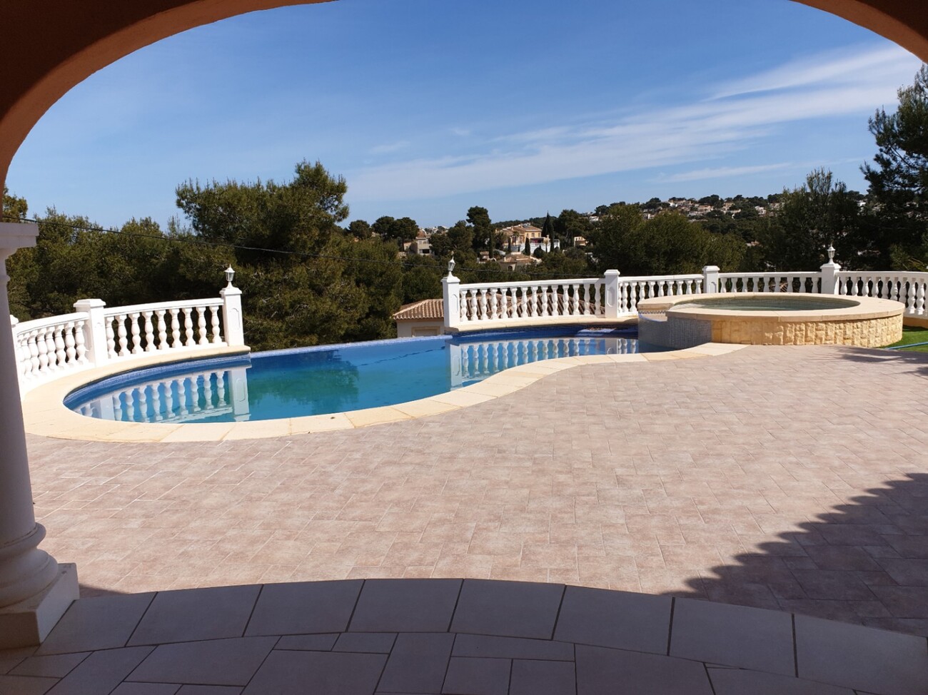 Dining area in villa for sale in javea