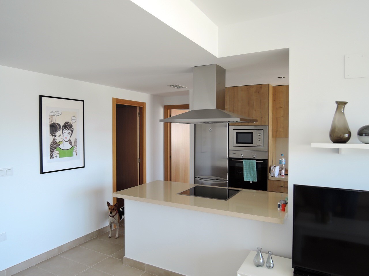 Pool area in apartment for sale in Villamartin