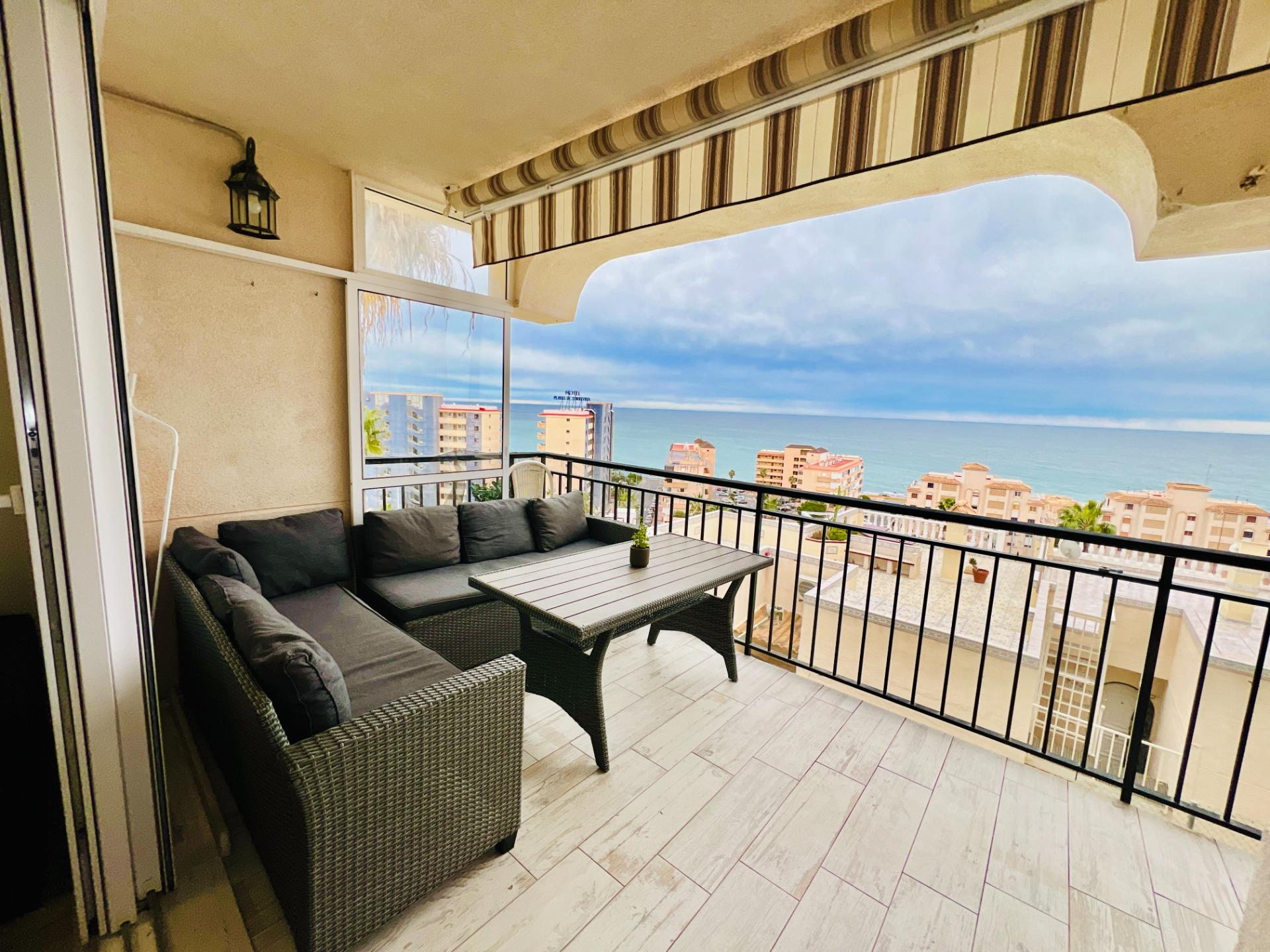 Pool area in apartment for sale in Torrevieja