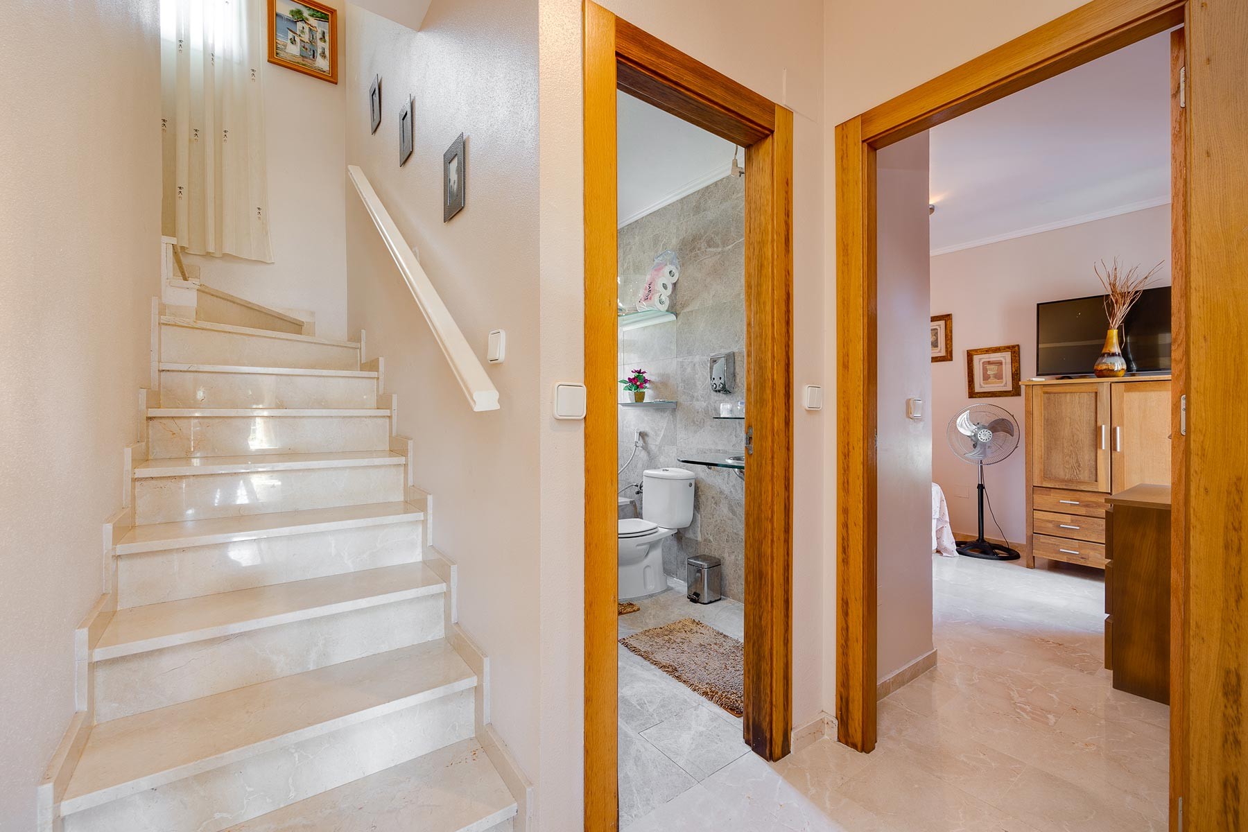 Master bedroom in villa for sale in Orihuela Costa