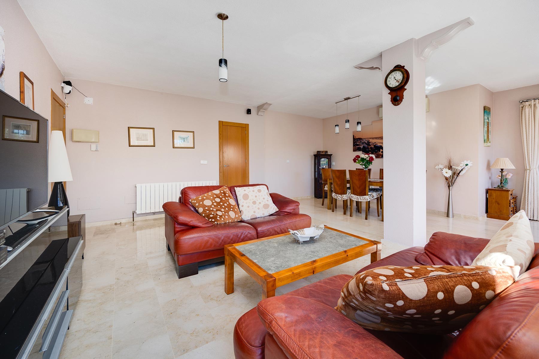 Pool area in villa for sale in Orihuela Costa