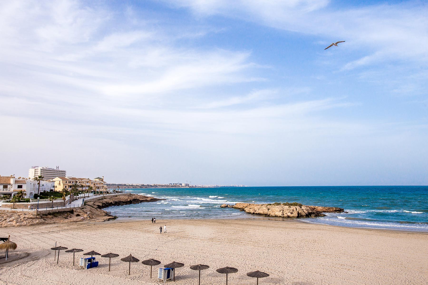 Master bedroom in villa for sale in Orihuela Costa