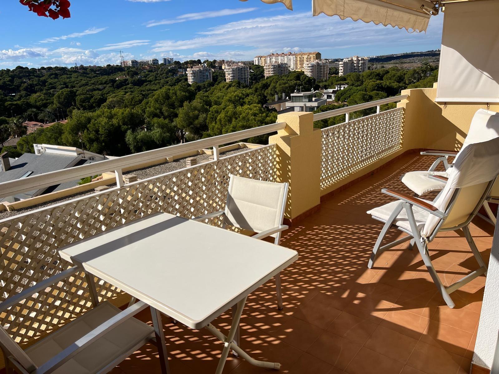 Pool area in apartment for sale in Orihuela Costa