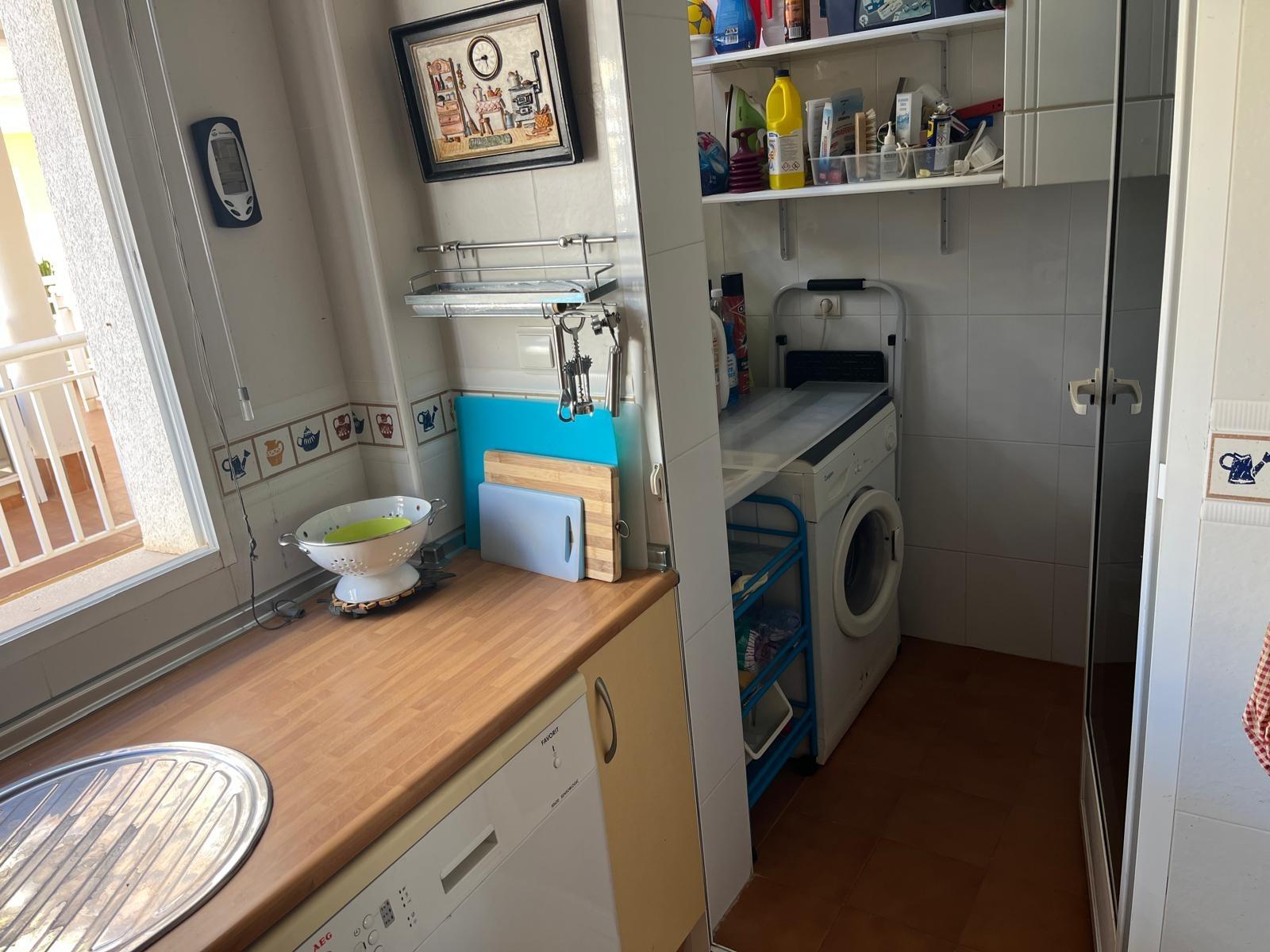 Pool area in apartment for sale in Orihuela Costa