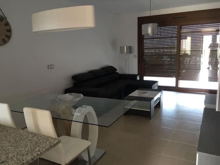 Pool area in apartment for sale in Orihuela Costa