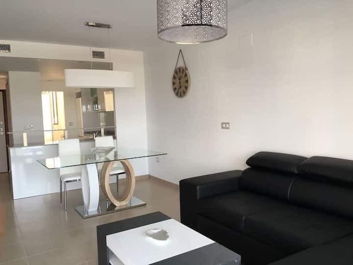 Dining area in apartment for sale in Orihuela Costa