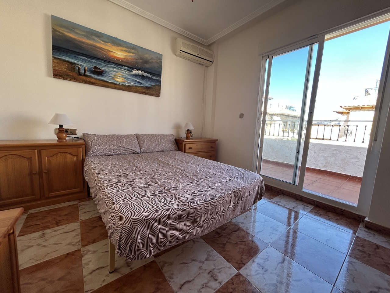 Pool area in terraced for sale in Cabo Roig