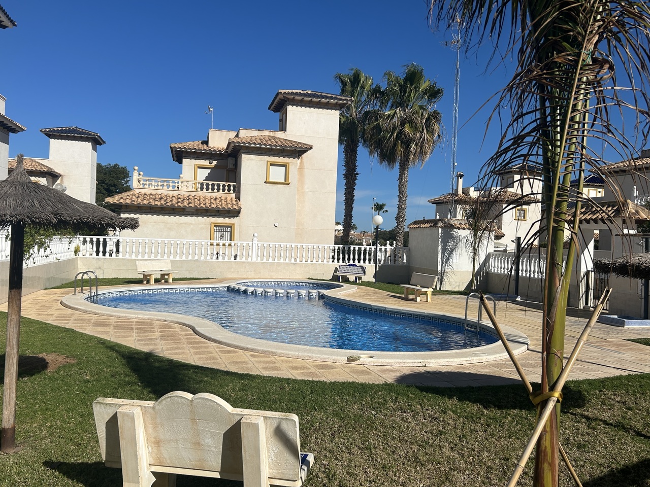 Master bedroom in terraced for sale in Cabo Roig