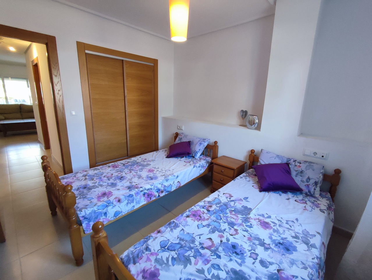 Living room in apartment for sale in Hacienda Riquelme Golf Resort