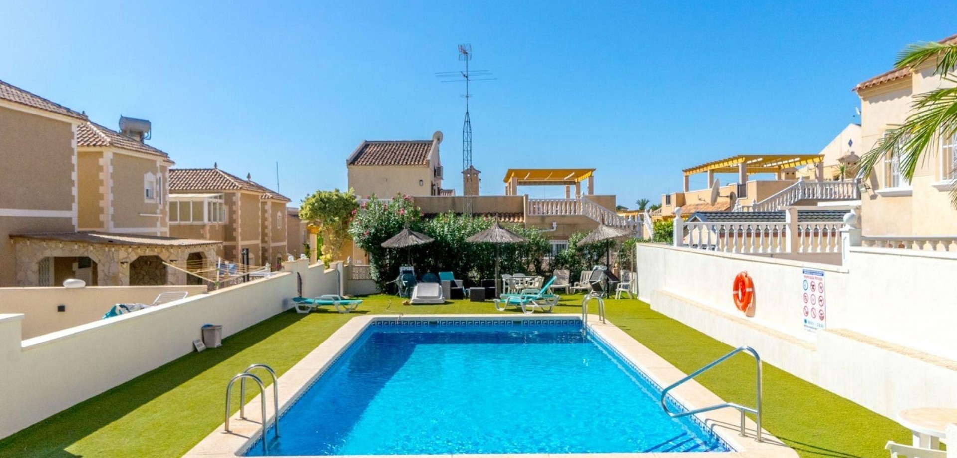 Master bedroom in villa for sale in Orihuela Costa