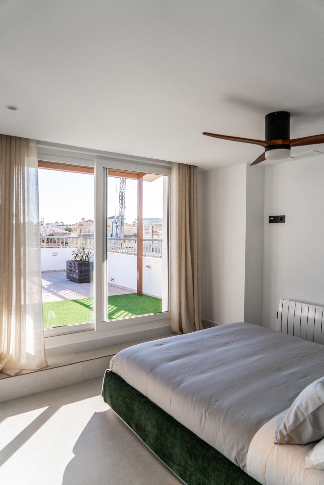 Pool area in penthouse for sale in Orihuela Costa