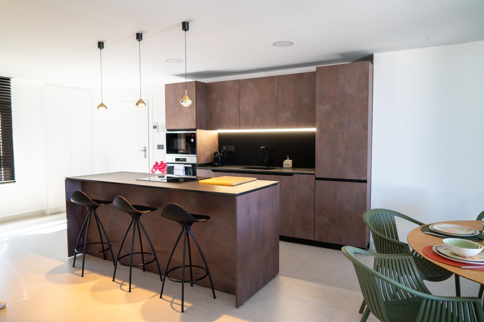 Terrace in penthouse for sale in Orihuela Costa