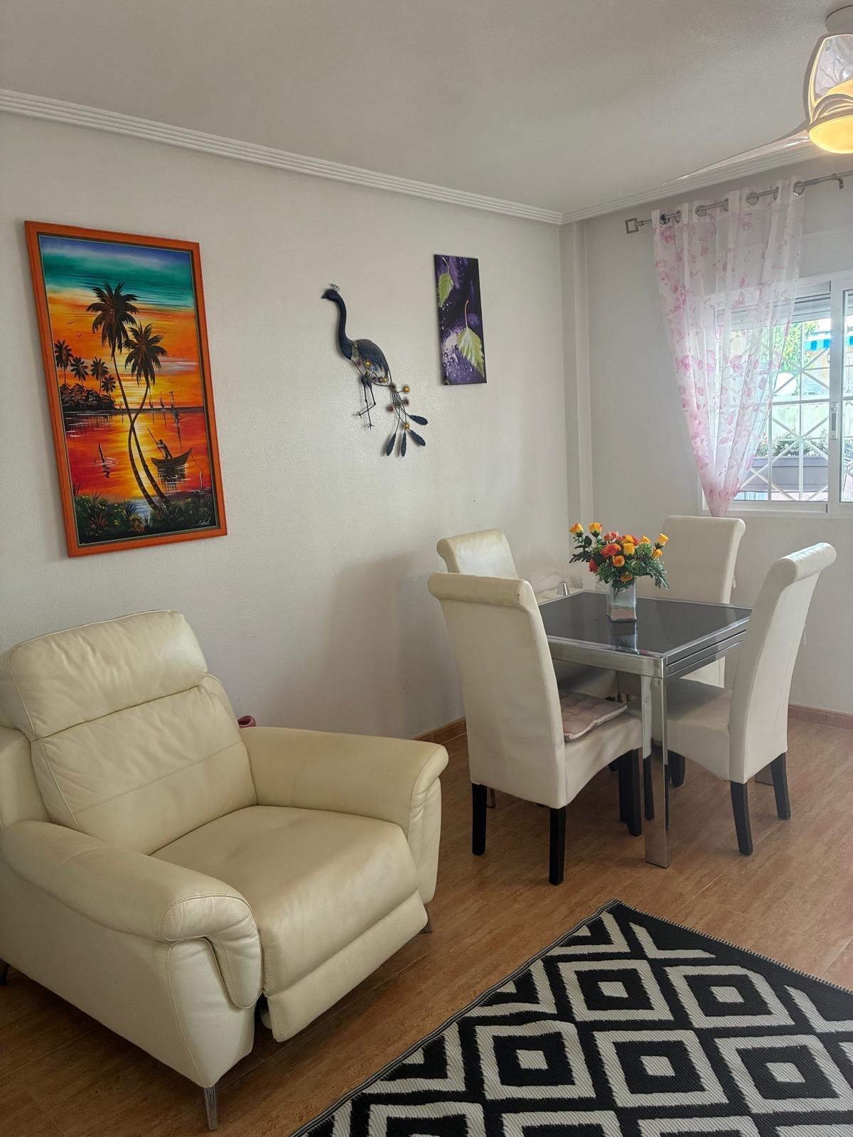 Terrace in bungalow for sale in Orihuela Costa