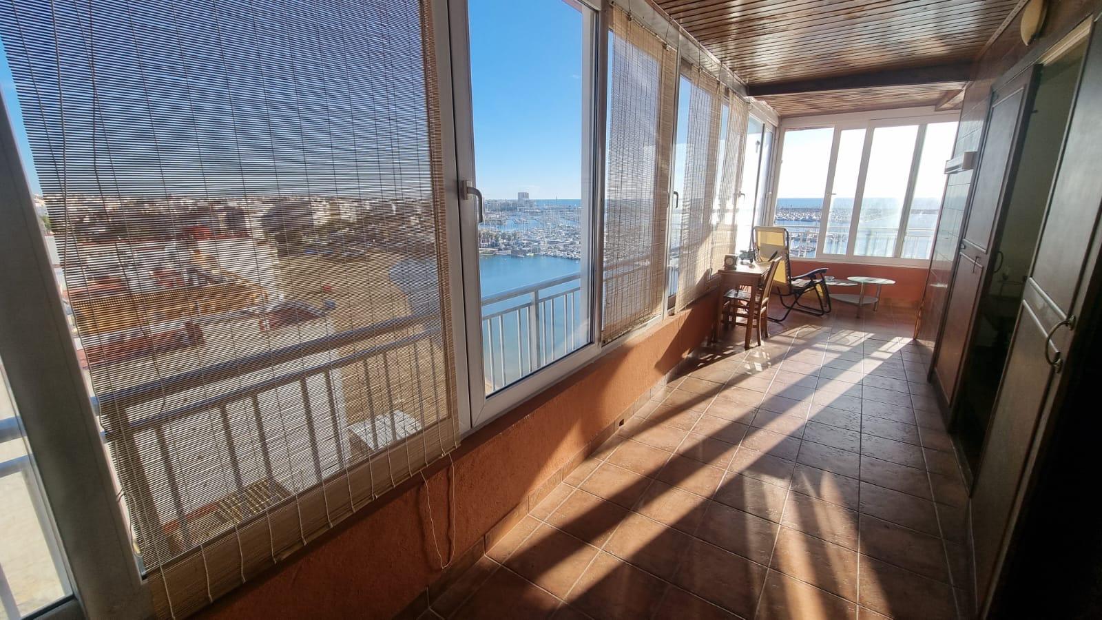 Terrace in penthouse for sale in Torrevieja