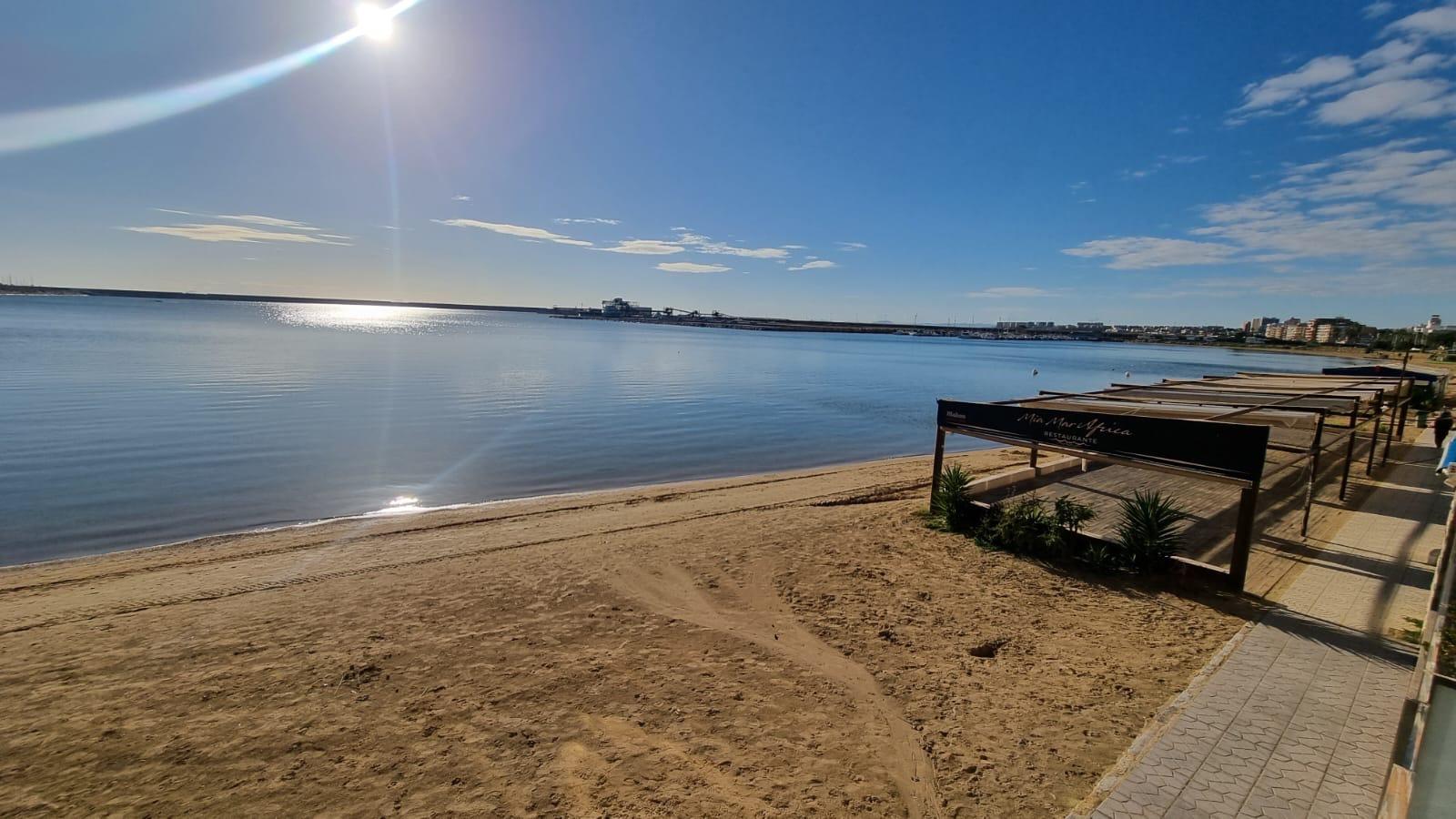 Terrace in penthouse for sale in Torrevieja