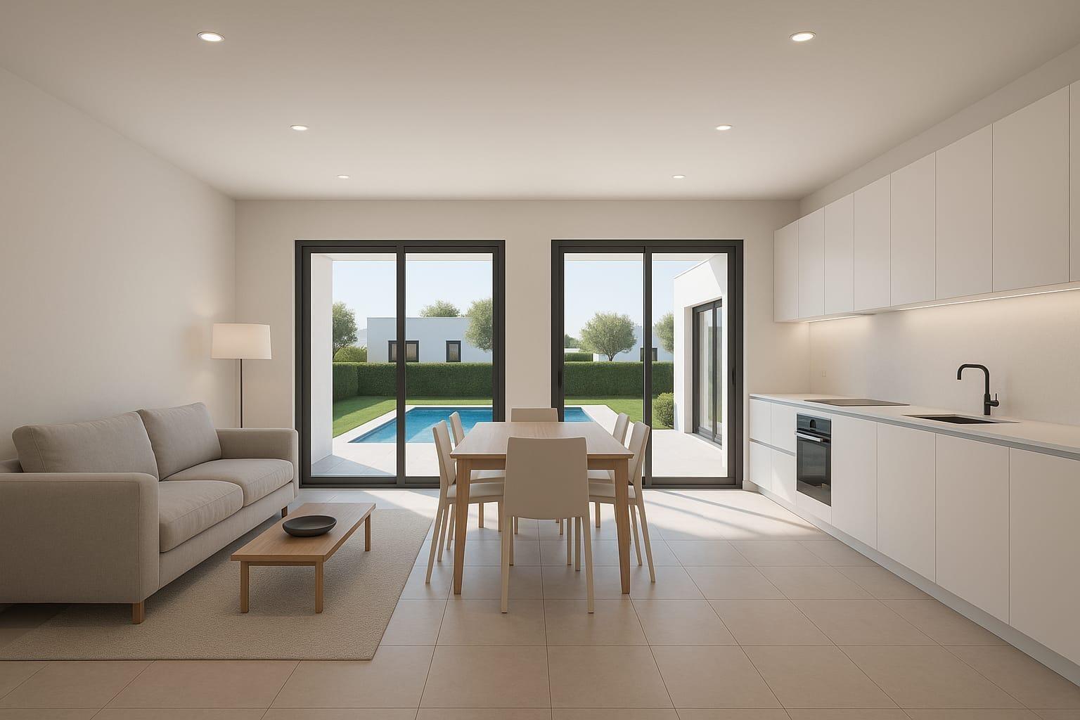Living room in finca for sale in Orihuela
