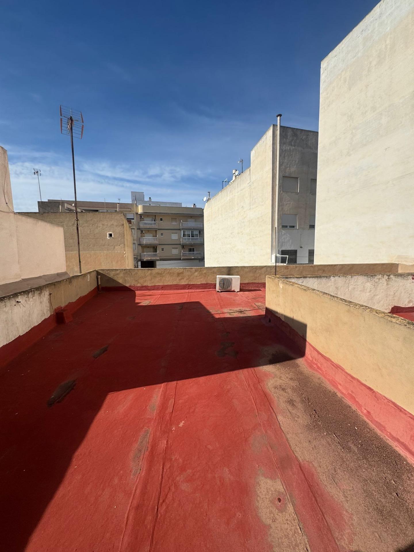 Pool area in apartment for sale in Guardamar del Segura