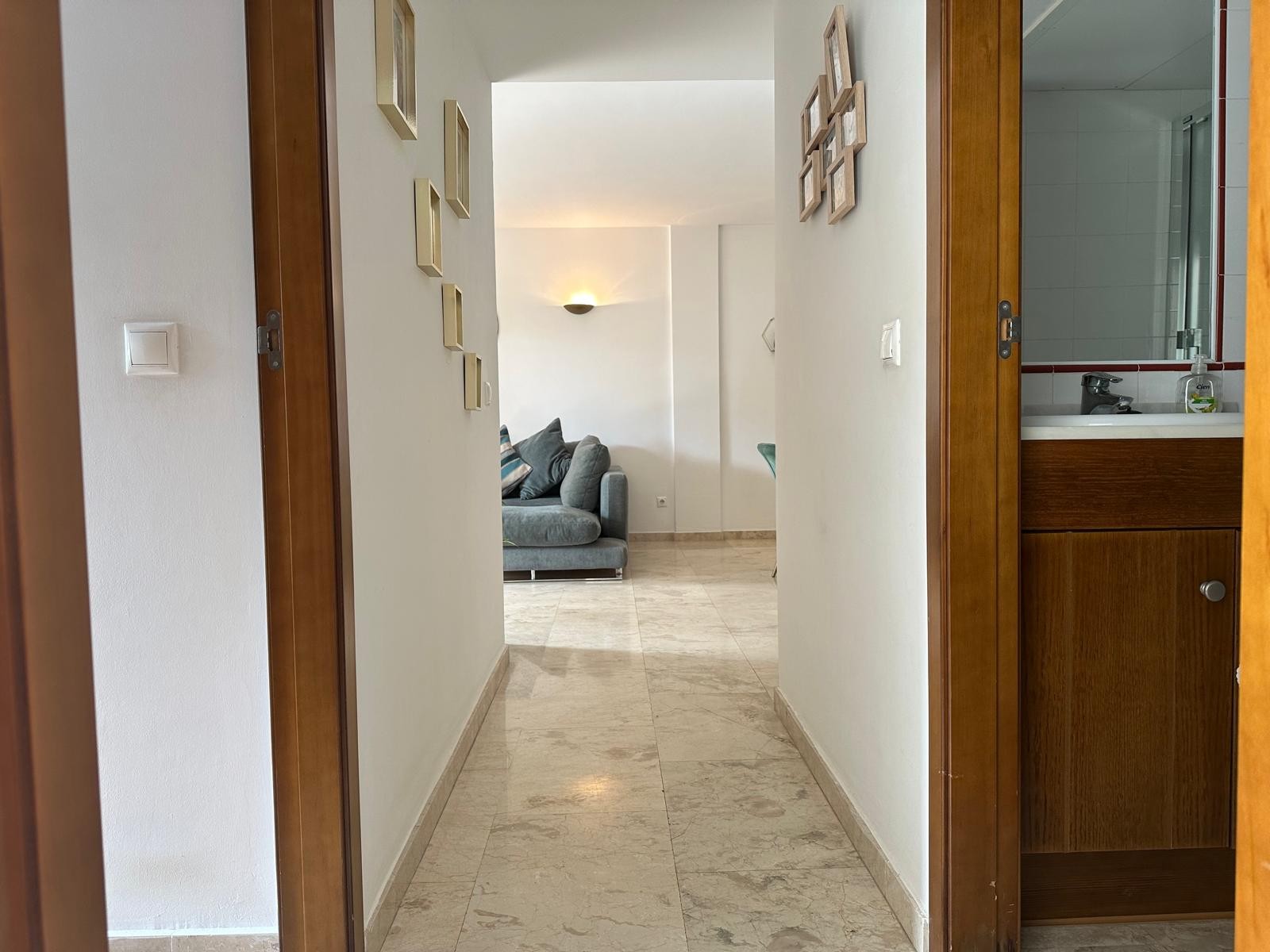 Garden in apartment for sale in Punta Prima