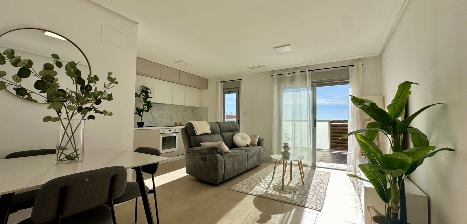 Garden in apartment for sale in Torrevieja