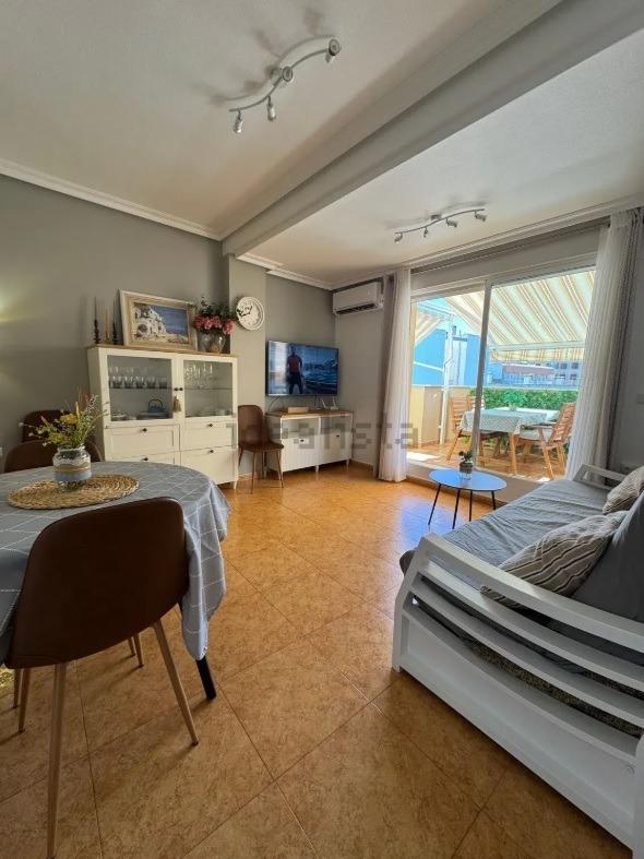 Pool area in penthouse for sale in Torrevieja