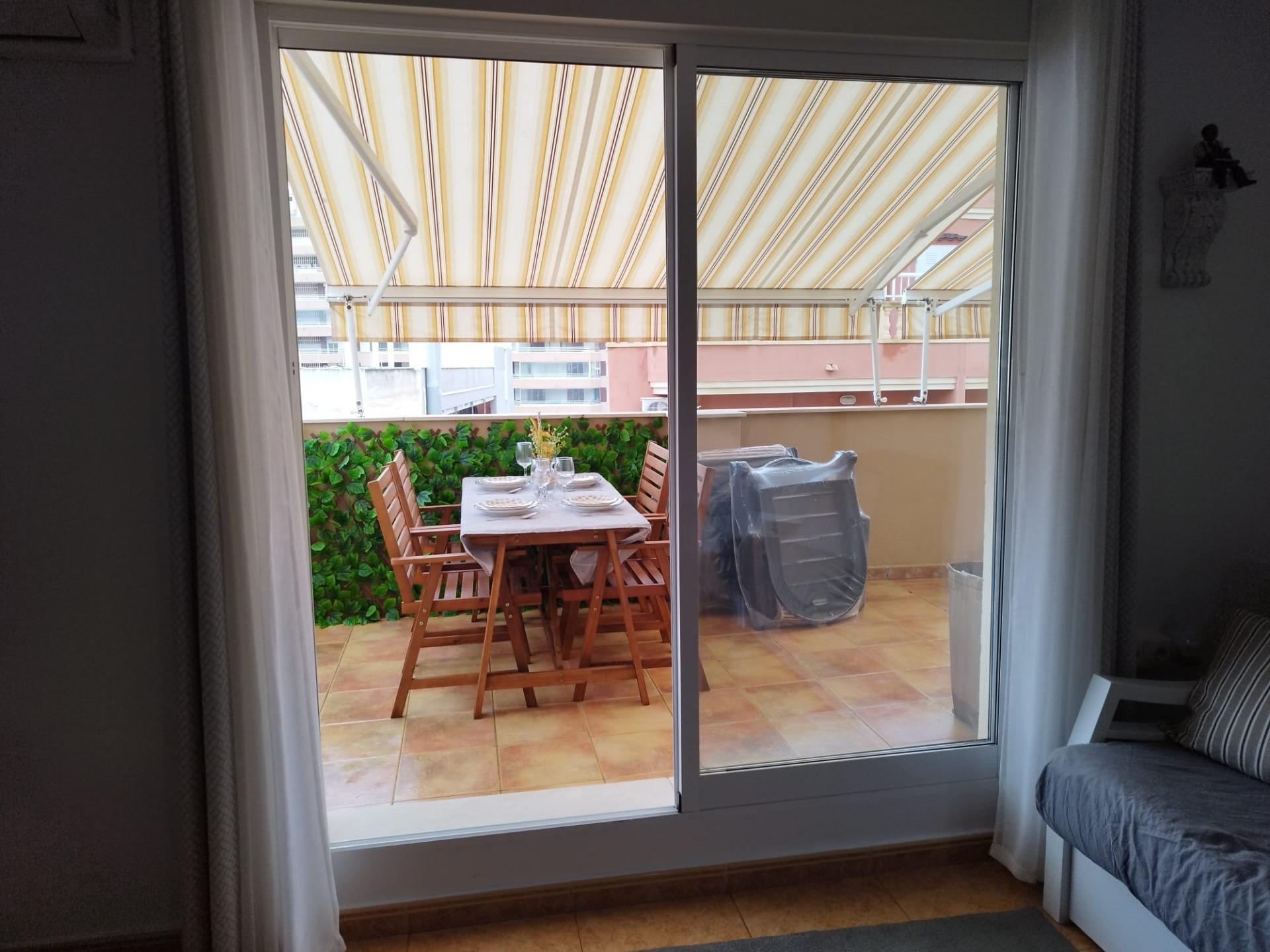 Terrace in penthouse for sale in Torrevieja