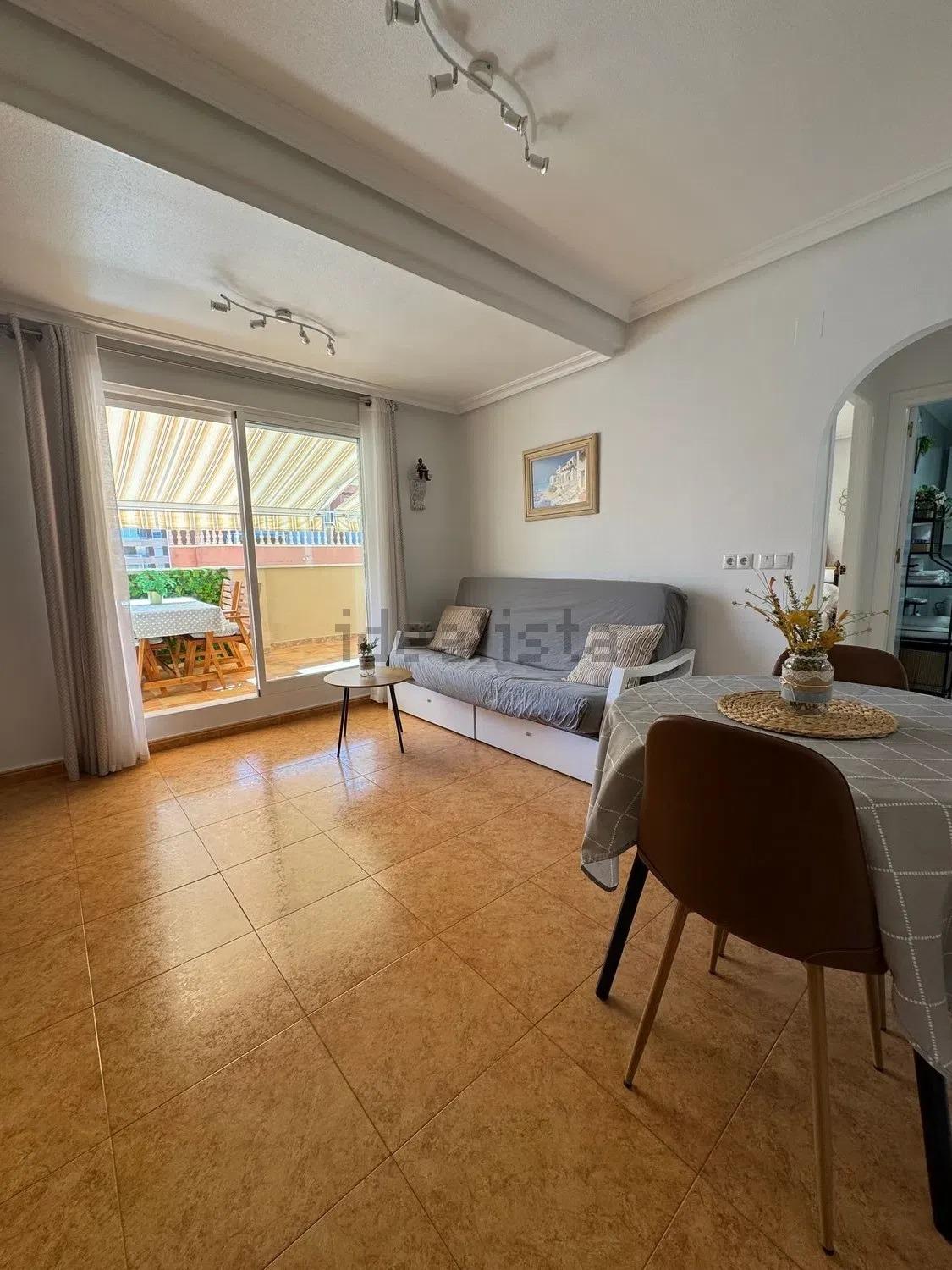 Pool area in penthouse for sale in Torrevieja
