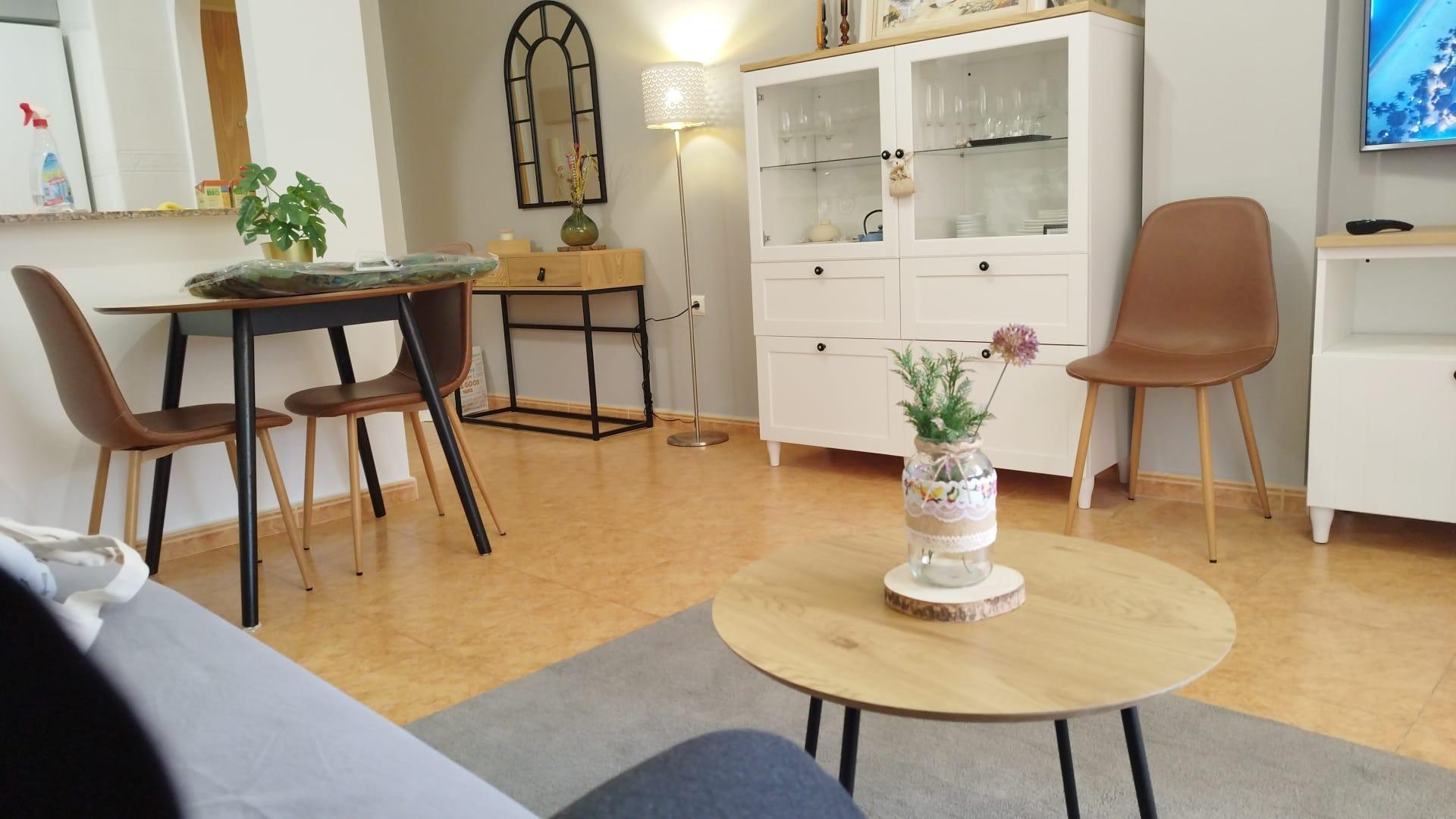 Dining area in penthouse for sale in Torrevieja