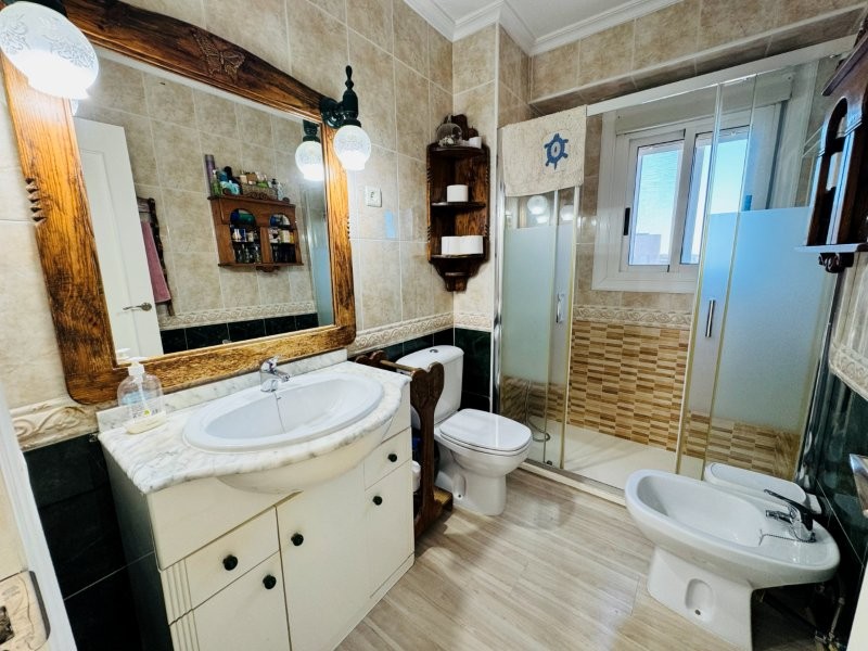 Pool area in penthouse for sale in La Mata