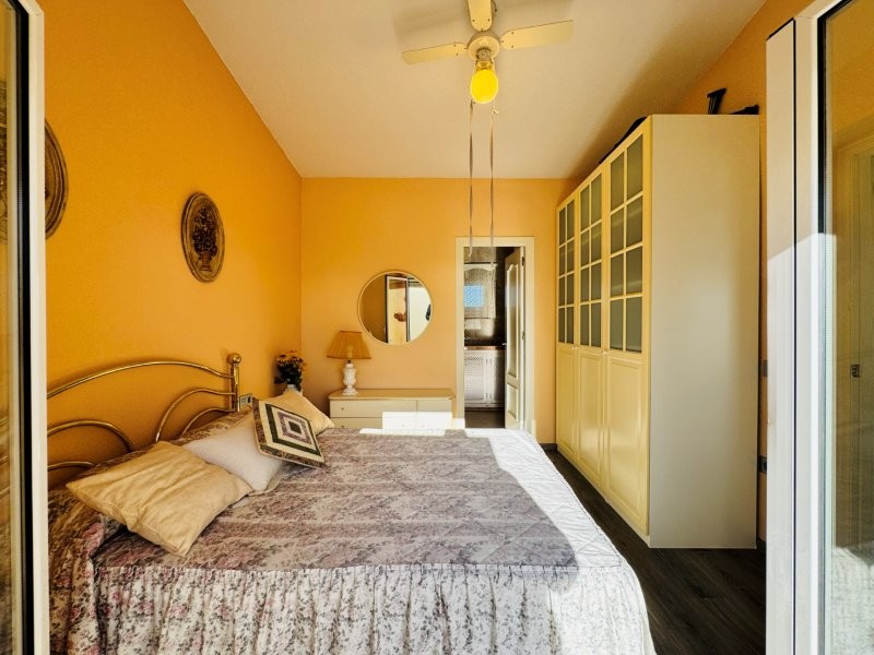 Living room in penthouse for sale in La Mata