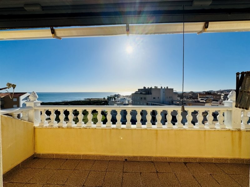 Terrace in penthouse for sale in La Mata