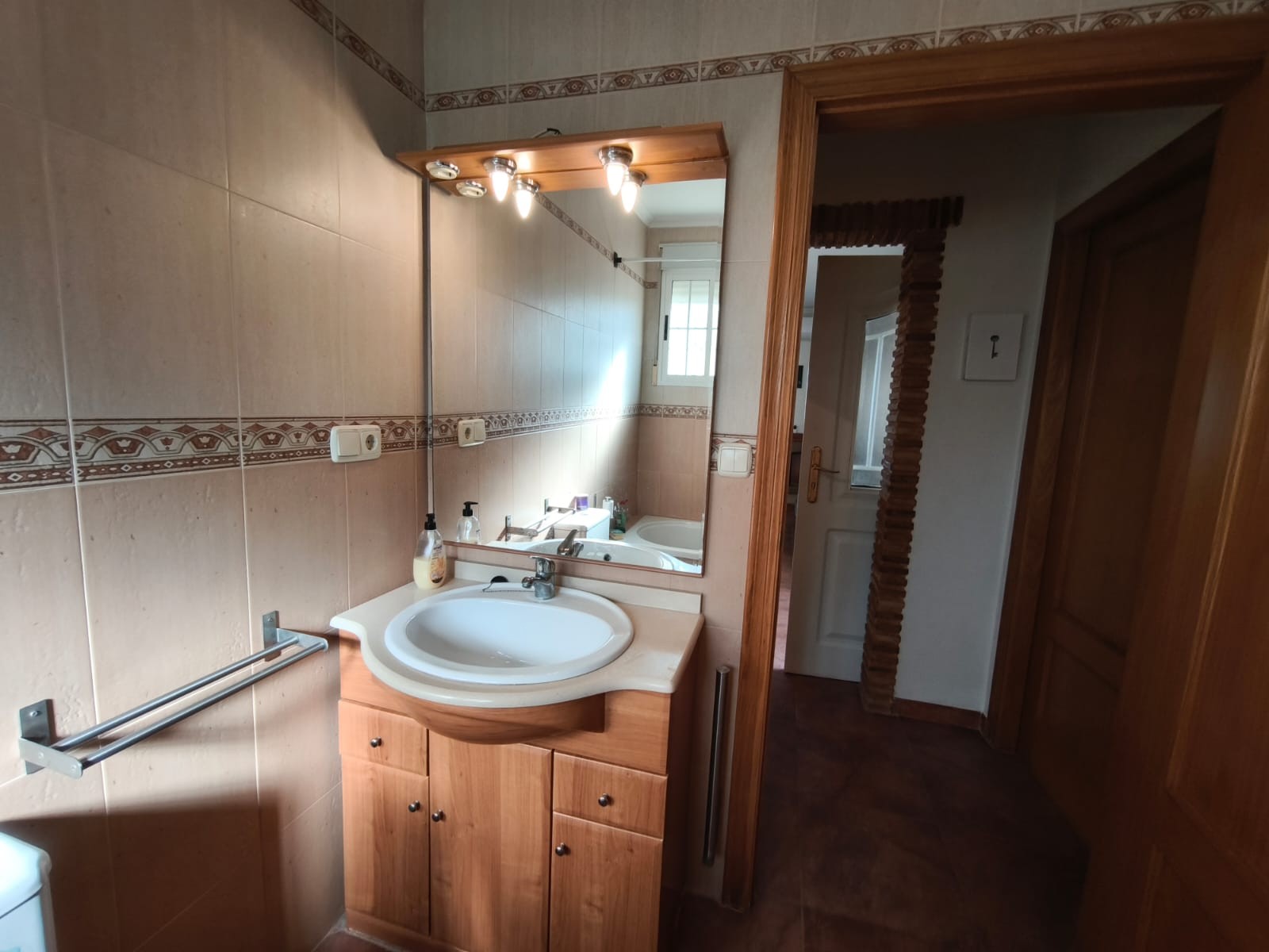 Pool area in villa for sale in Hondon de los Frailes