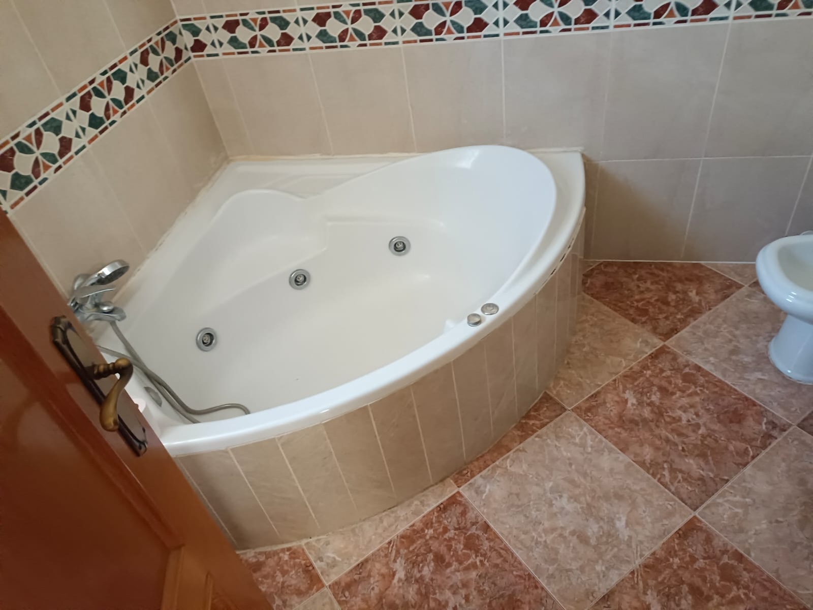 Pool area in villa for sale in Los Balcones