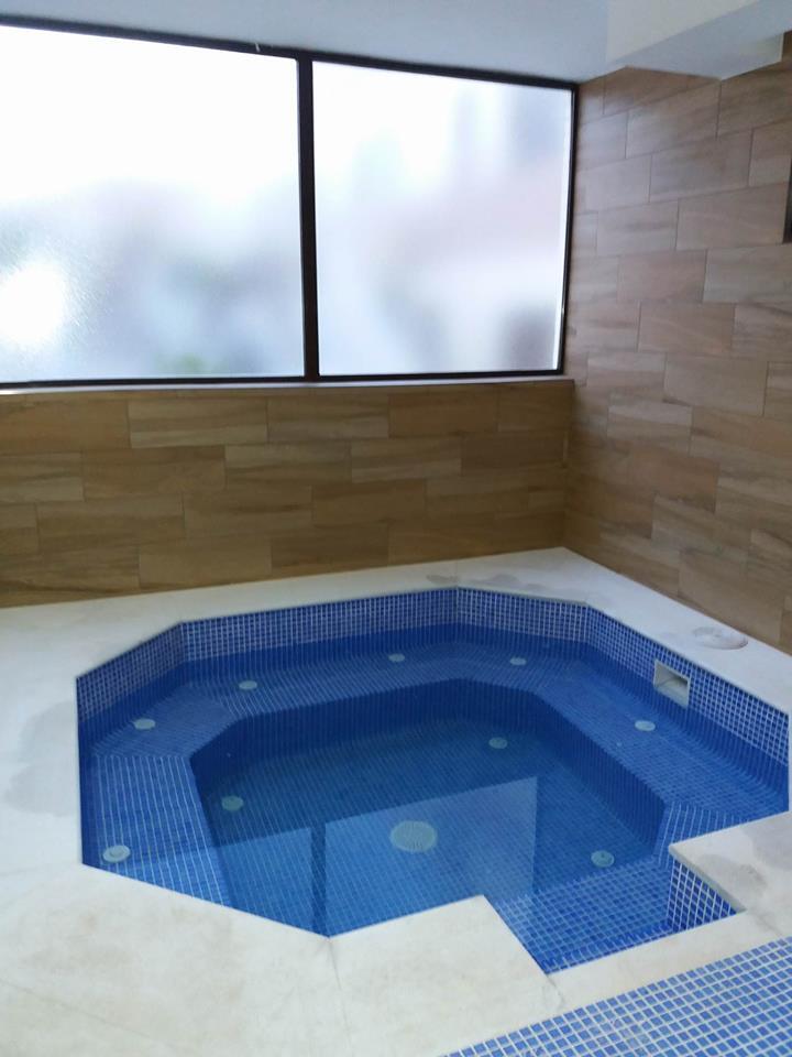 Pool area in apartment for sale in Orihuela Costa