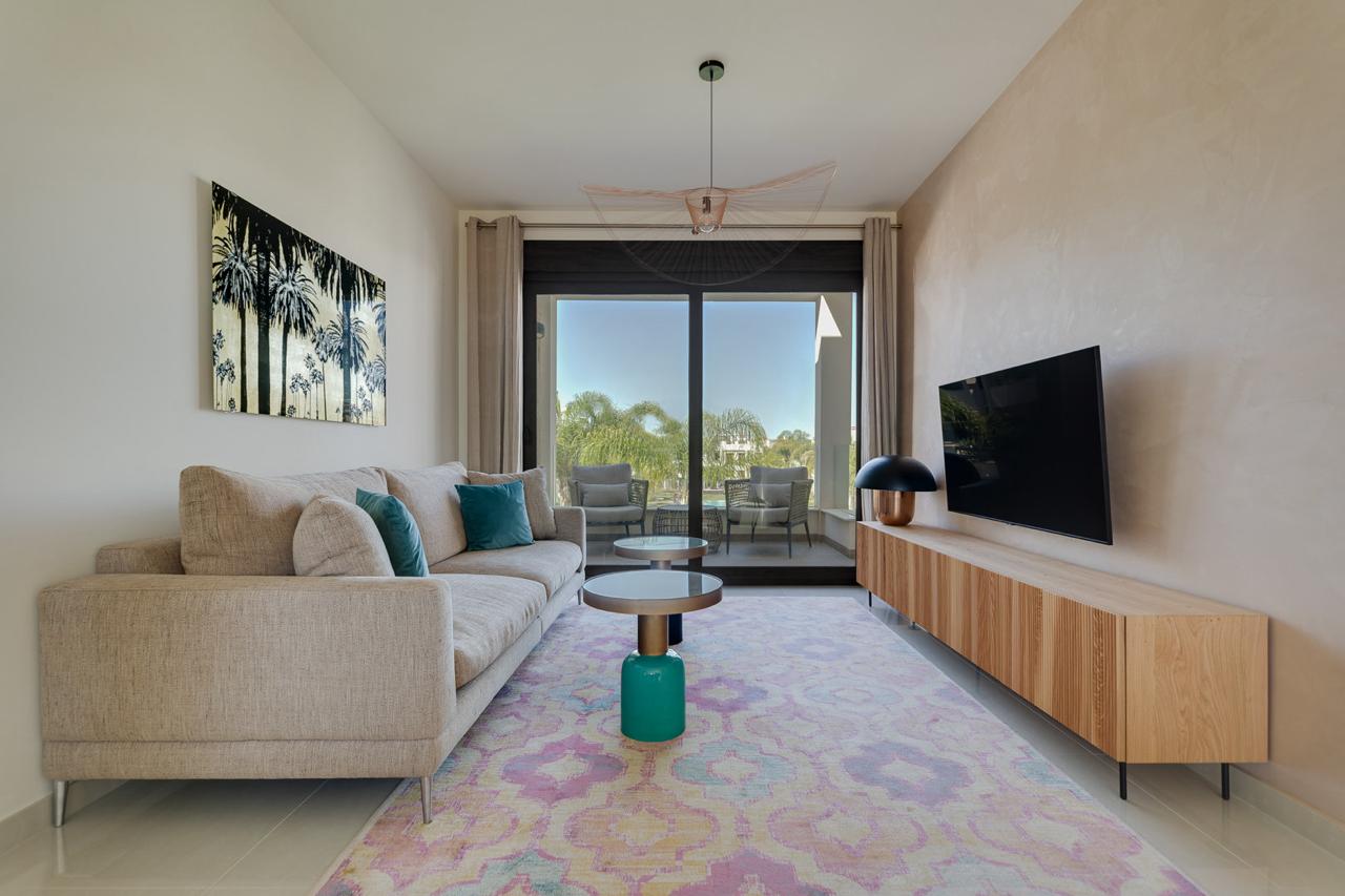 Modern apartment with terrace, pool and garage in Los Balcones, TorreviejaThis modern apartment is l