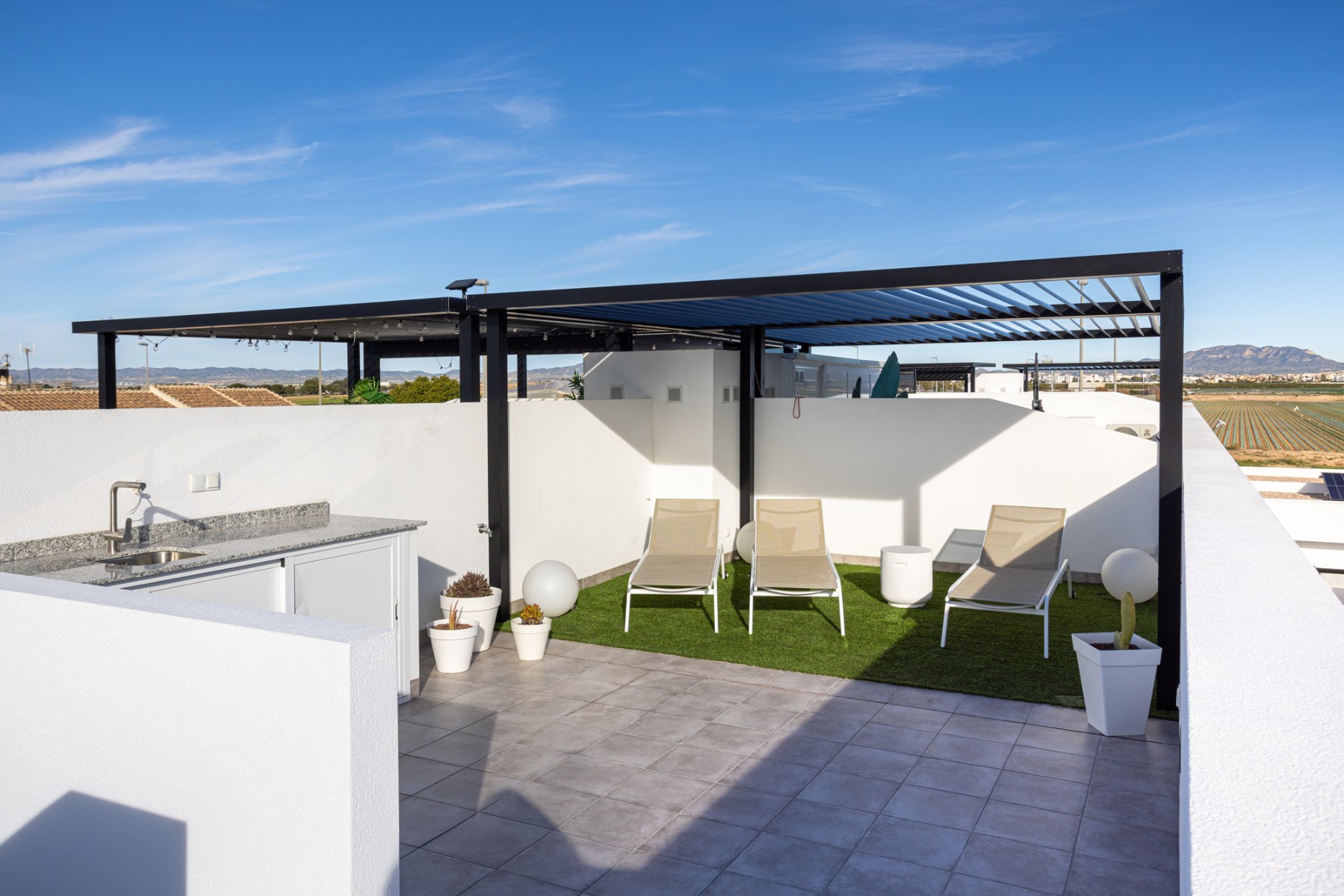 Master bedroom in villa for sale in Torre Pacheco