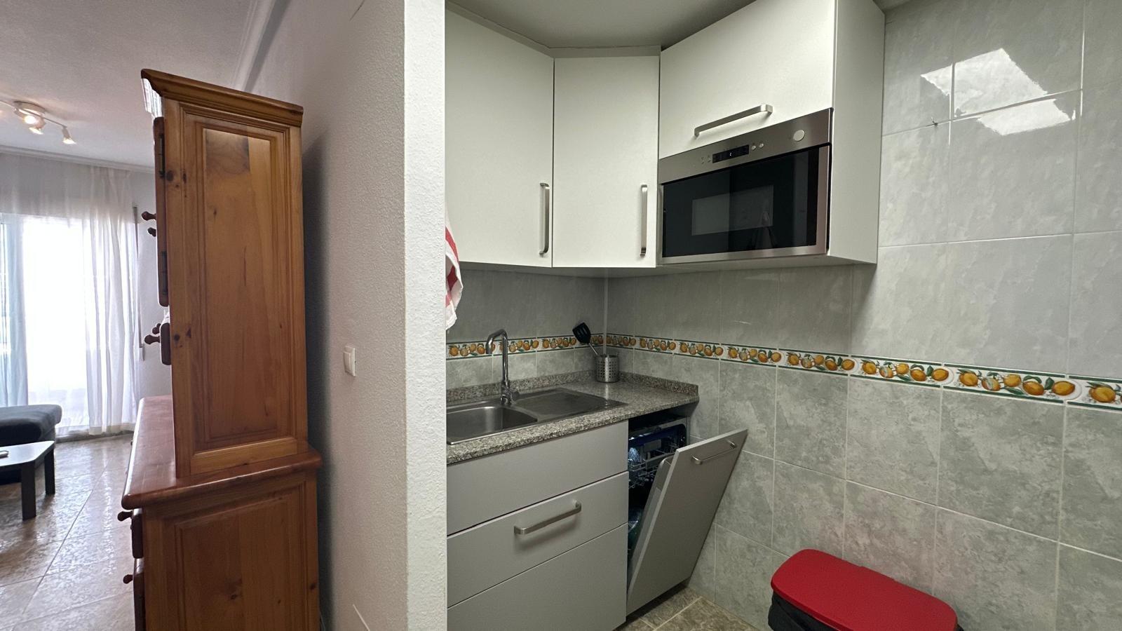 Pool area in apartment for sale in Torrevieja