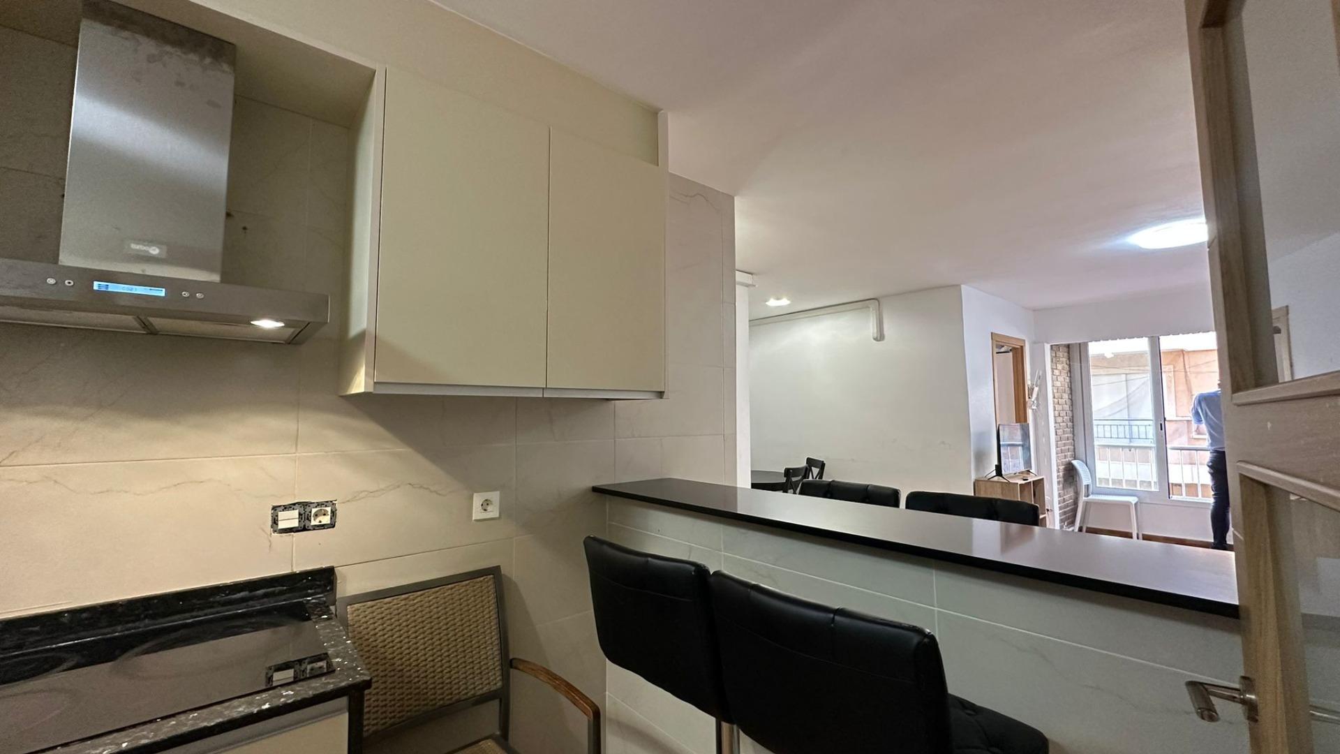Kitchen in apartment for sale in Torrevieja