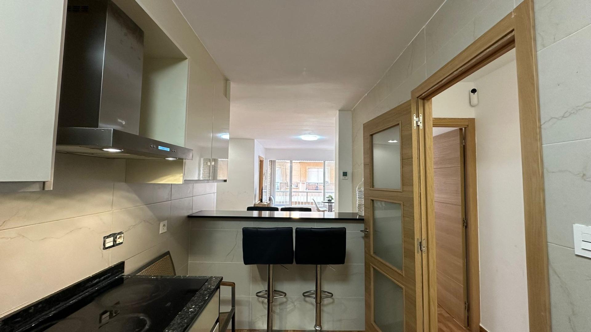 Terrace in apartment for sale in Torrevieja