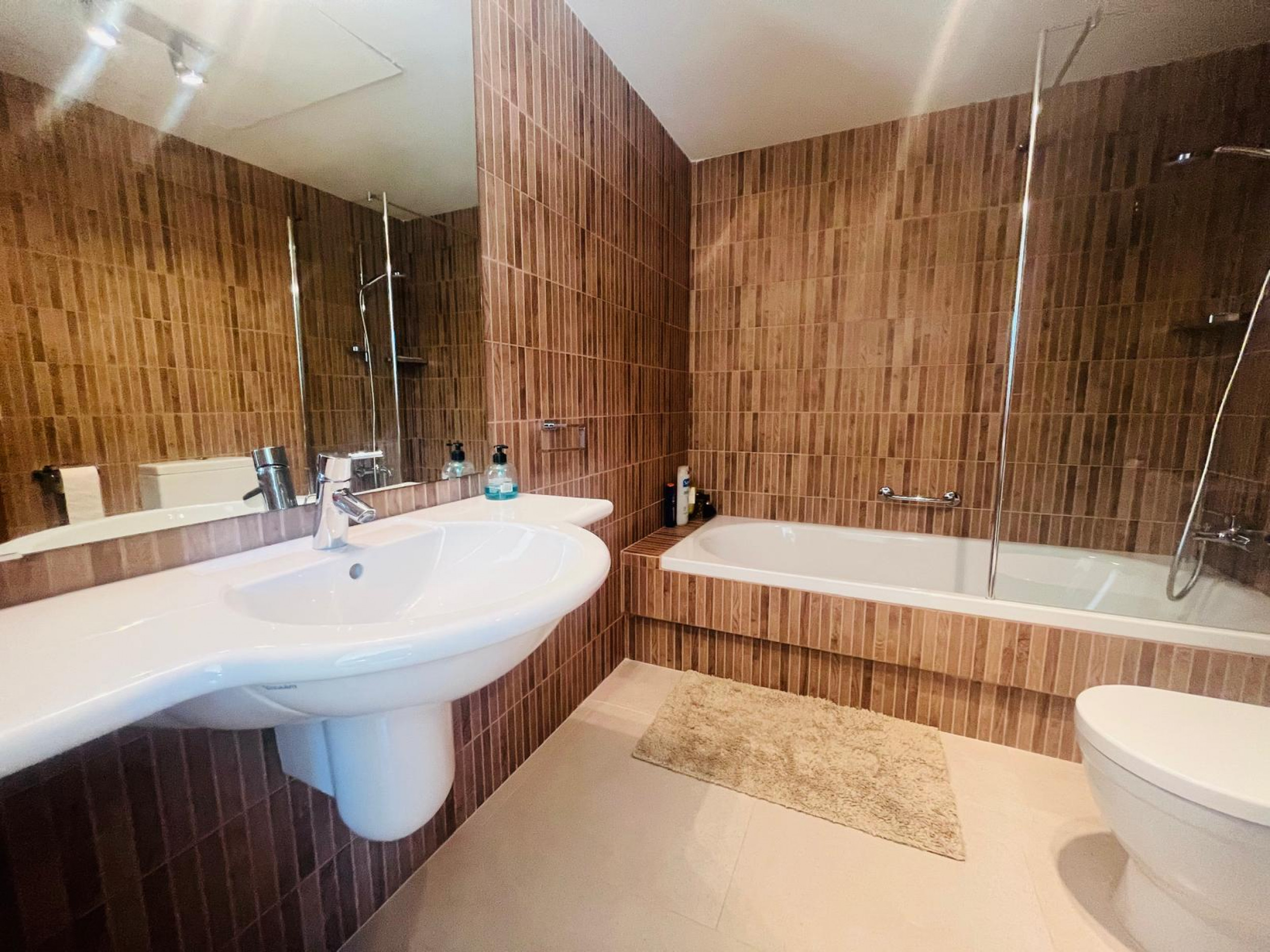 Pool area in villa for sale in Sucina