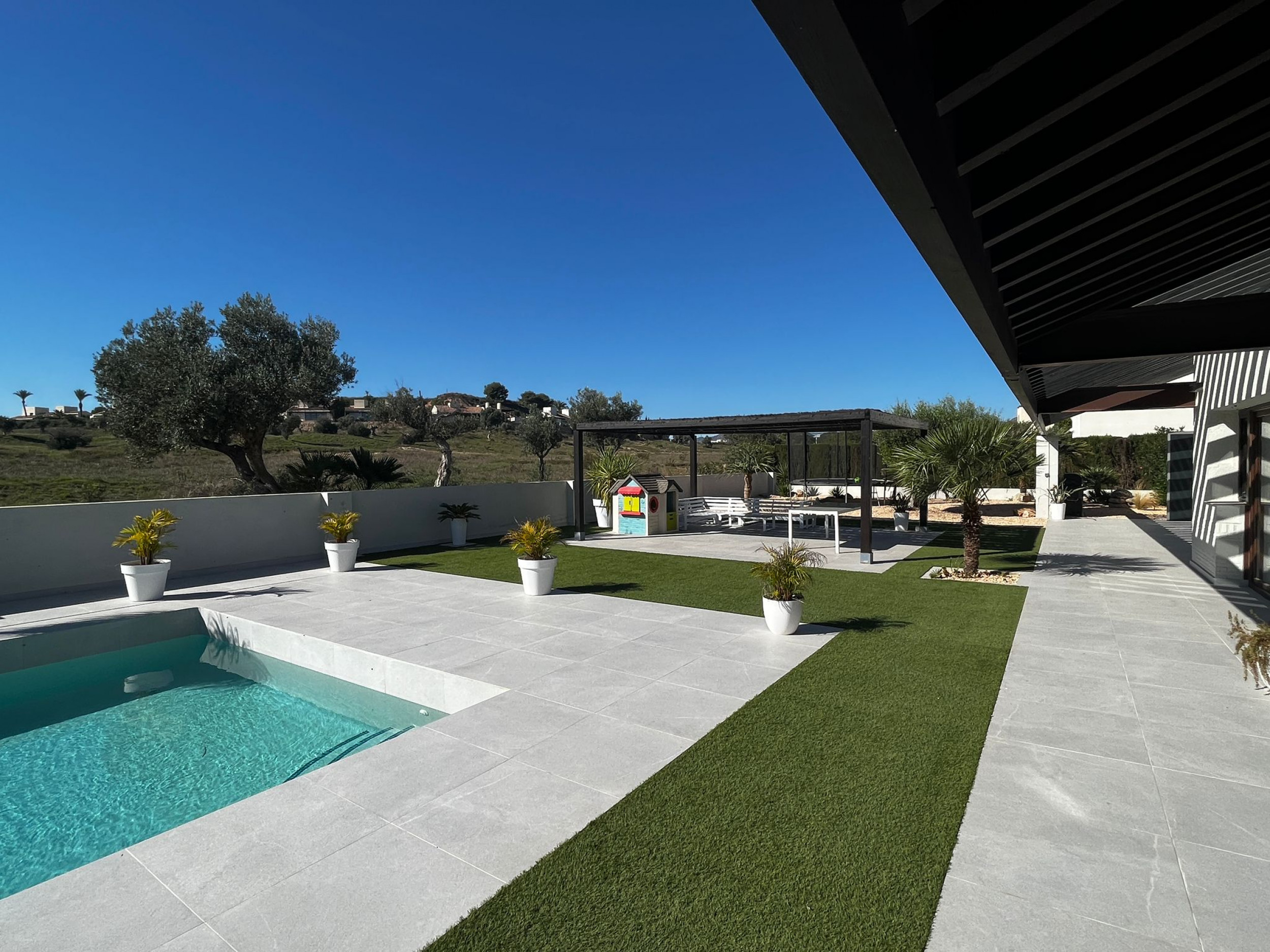 Living room in villa for sale in Sucina