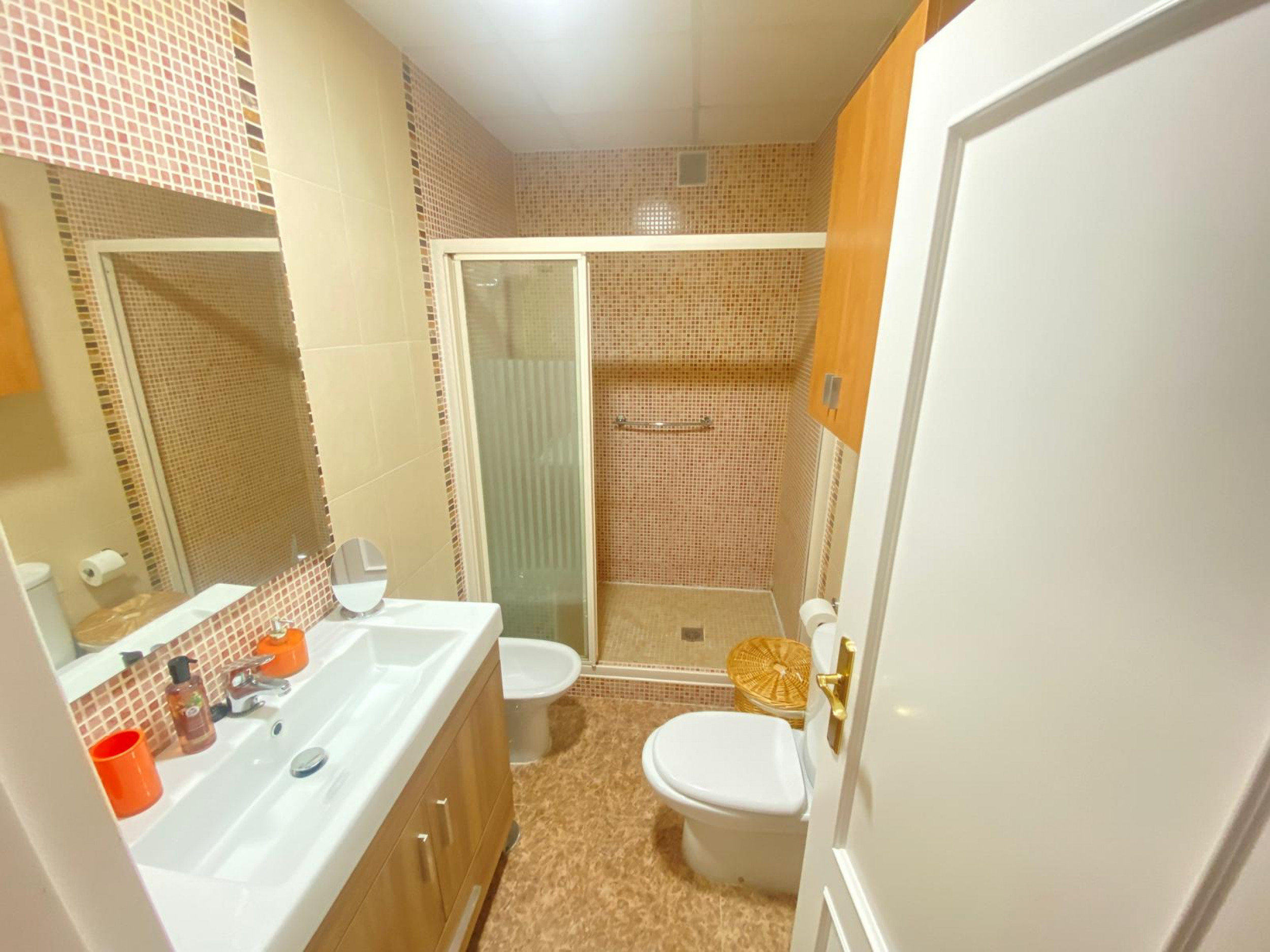 Pool area in apartment for sale in Cartagena