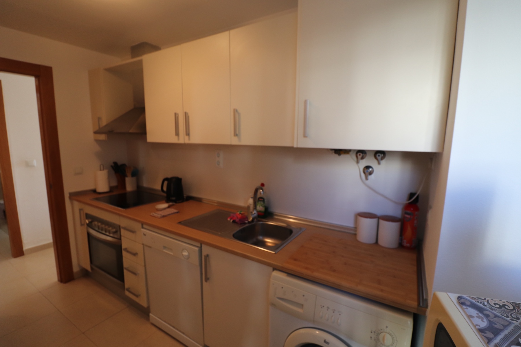 Pool area in apartment for sale in Sucina