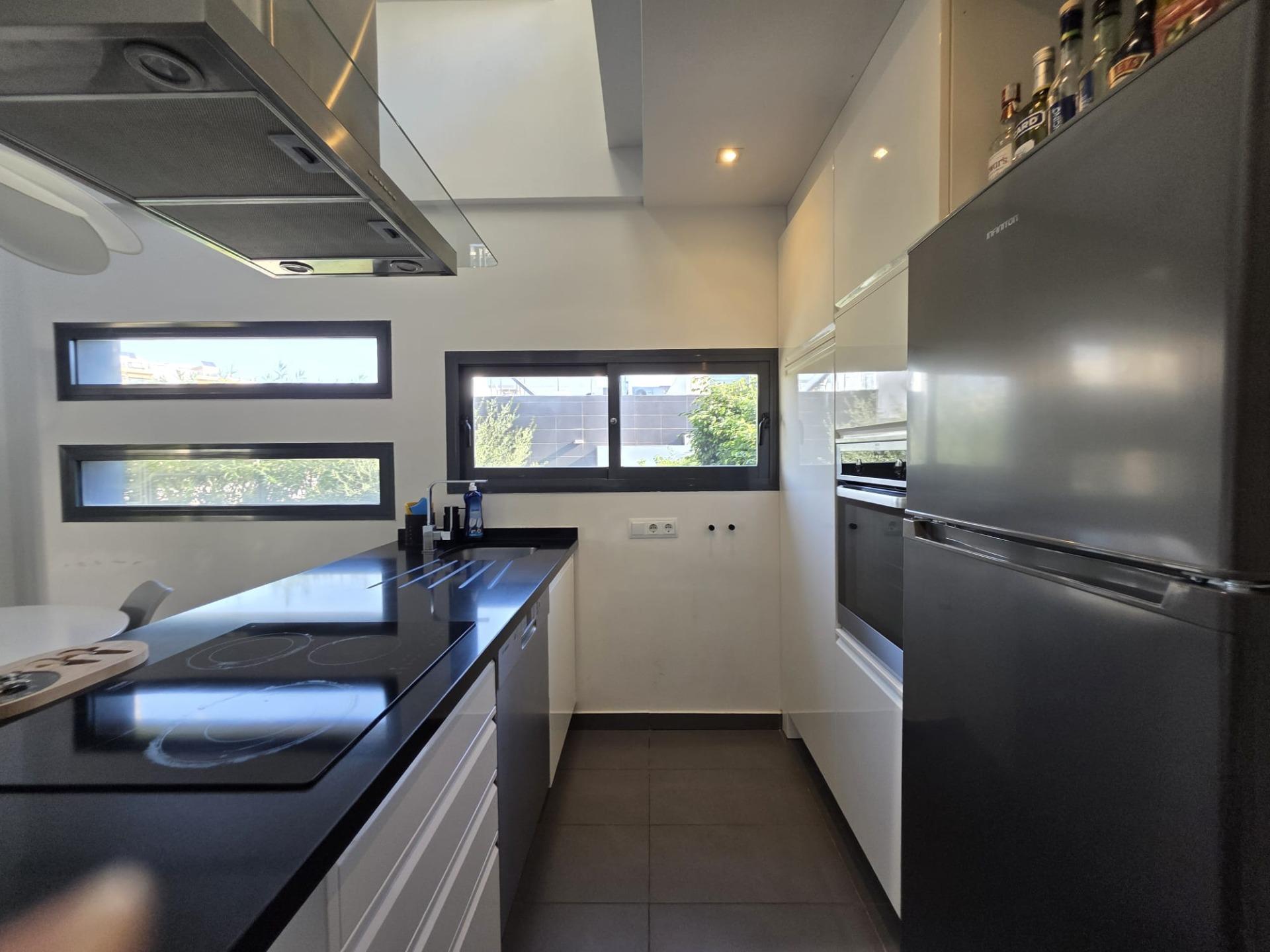 Kitchen in villa for sale in Orihuela Costa