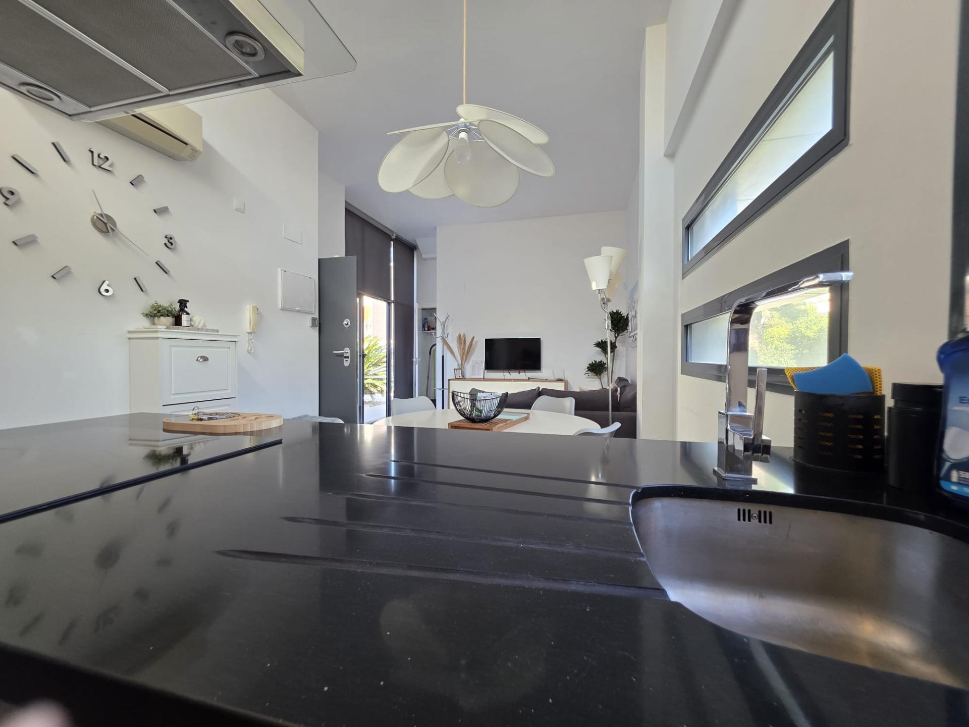 Pool area in villa for sale in Orihuela Costa